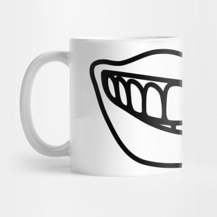 smiling lips Mug